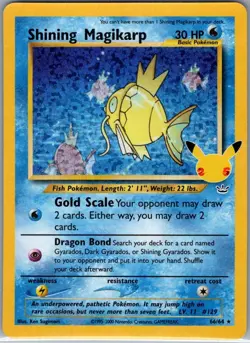 Shining Magikarp 66/64 Celebrations: Classic Collection - Pokemon Card - NM - Image 1