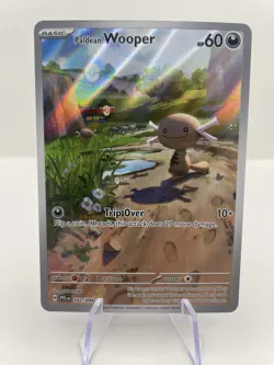 Paldean Wooper Illustration Rare Phantasmal Flames Pokemon Card 102/094 NM - Image 1