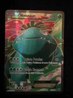 Pokemon Venusaur EX Full Art Ultra Rare Holo Card 141/146 XY Base Set - Image 1
