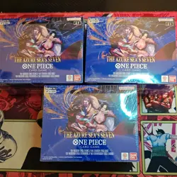 ONE PIECE CARD GAME THE AZURE SEA'S SEVEN BOOSTER BOX OP14 ENGLISH Pre Release - Image 1