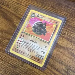 Pokemon TCG Golem Fossil, 1st Edition Uncommon Card 36/62 - Image 3