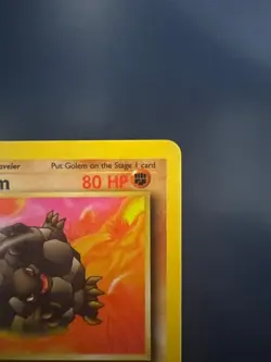 Pokemon TCG Fossil Golem 1st Edition Uncommon Card 36/62 - Image 3