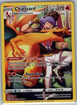Charizard TG03/TG30 SWSH11: Lost Origin Trainer Gallery - Pokemon Card - NM - Image 1