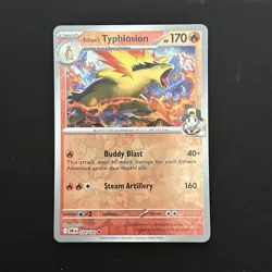 Ethan’s Typhlosion 034/182 Reverse Holo Destined Rivals DRI Pokemon Card NM - Image 1