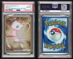Mew ex (Ultra Premium Collection Metal Card) Pokemon Scarlet & Violet 151 PSA 8 - Image 3