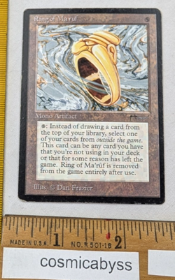Ring of Ma'ruf Arabian Nights MTG Magic the Gathering CCG card - Image 1
