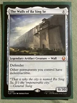 Walls of Ba Sing Se Magic The Gathering MTG Near Mint Never Played - Image 1