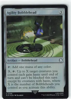 Agility Bobblehead Foil - Universes Beyond: Fallout (PIP) - NM - Image 1