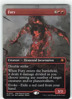 Fury (Borderless) - Special Guests (SPG) - NM - Image 1