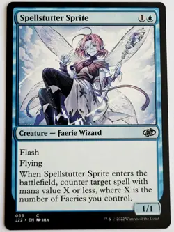 MTG Spellstutter Sprite - Jumpstart 2022 NM. - Image 1