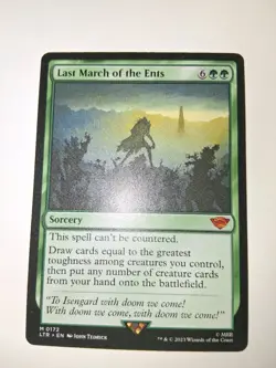 Last March of the Ents The Lord of the Rings: Tales of Middle-Earth MTG 0172 NM - Image 1