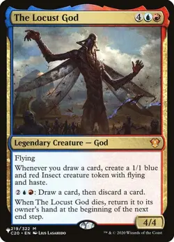 MTG The Locust God PLST Mythic Normal #C20-219 - Image 1