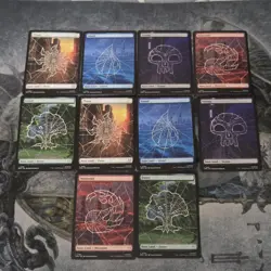 MTG Spider-Man• Mix Full Art Lands Lot ▪ 10 - Image 1