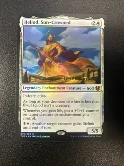 Heliod, Sun-Crowned Theros Beyond Death Foil 018/254 Prerelease NM JL - Image 1