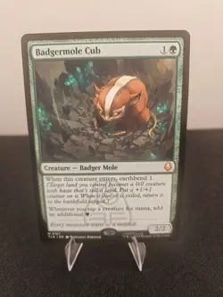 Badgermole Cub MTG Magic The Gathering Avatar (0167) Regular Free Shipping - Image 1