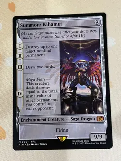 Magic The Gathering, Summon: Bahamut, ENG, NM - Image 1