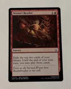MTG WRENN'S RESOLVE - March of the Machine LP - Image 1