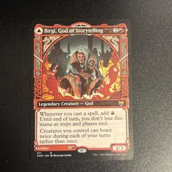 Birgi, God of Storytelling (Showcase) Kaldheim Regular - Image 1