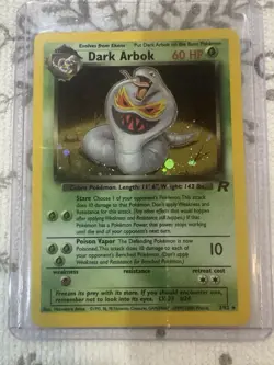 Dark Arbok 2/82 Holo Rare Team Rocket 2000 Pokemon NM - Image 1