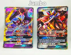 Pokemon Sun & Moon 66/149 & 89/149 “Lunala GX & Solgaleo GX” (Jumbo Promo Set) - Image 1