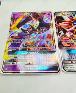 Pokemon Sun & Moon 66/149 & 89/149 “Lunala GX & Solgaleo GX” (Jumbo Promo Set) - Image 4