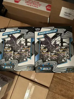 Pokemon TCG Scarlet & Violet 10.5 Black Bolt Binder Collection Box - IN HAND!! - Image 1