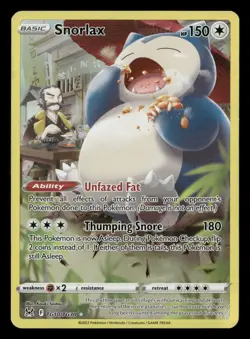 Pokemon SWSH11: Lost Origin Trainer Gallery #TG10/TG30 Snorlax - Image 1
