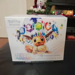 Prismatic Evolutions Pokemon Center Elite Trainer Box - PC ETB Sealed Tiny Dent* - Image 1