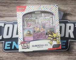 Pokemon TCG: Scarlet & Violet 151 Alakazam Ex Collection Box/ Rip On Front - Image 1
