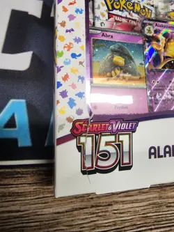 Pokemon TCG: Scarlet & Violet 151 Alakazam Ex Collection Box/ Rip On Front - Image 2