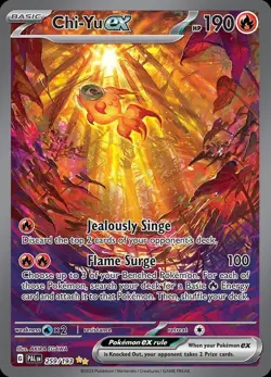 Chi-Yu ex 259/193 SIR Pokemon TCG SV02: Paldea Evolved NM/VLP - Image 1