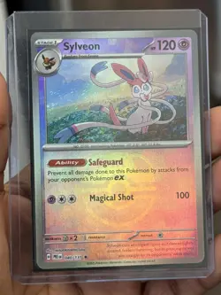 Pokemon TCG Sylveon 40/131 Master Ball Reverse Holo Prismatic Evolutions - Image 1