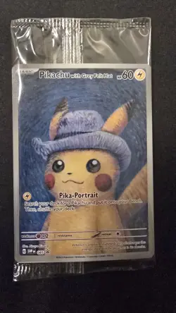 Pikachu with Gray Felt Hat Van Gogh Promo SVP #085 Pokemon Sealed - Pokemon TCG - Image 2