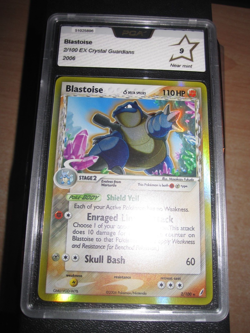 POKEMON PCA 9 (◕‿◕✿) BLASTOISE HOLOFOIL 2/100 EX CRYSTAL GUARDIANS EN NO PSA - Image 1