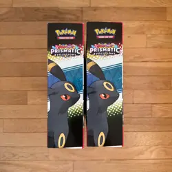 Pokemon TCG Prismatic Evolutions Premium Figure Collection Sealed In Hand Lot 2 - Image 2