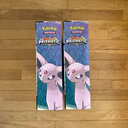 Pokemon TCG Prismatic Evolutions Premium Figure Collection Sealed In Hand Lot 2 - Image 3