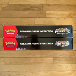 Pokemon TCG Prismatic Evolutions Premium Figure Collection Sealed In Hand Lot 2 - Image 4
