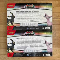Pokemon TCG Prismatic Evolutions Premium Figure Collection Sealed In Hand Lot 2 - Image 5