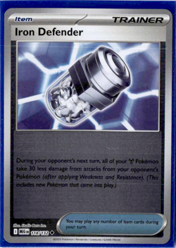 Iron Defender - 118/132 - Reverse Holo - Pokemon Mega Evolution - Image 1