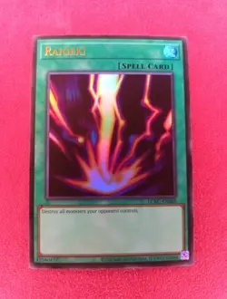 Yugioh Raigeki LCKC-EN088 Ultra Rare 1st Ed NM - Image 1