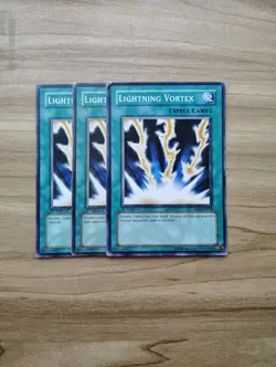Yu-Gi-Oh! - Lightning Vortex - 3X - Full Playset - Image 1