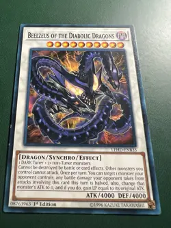 Yugioh! 1x Beelzeus of the Diabolic Dragons - LEHD-ENB35 - Common - 1st Edition - Image 1