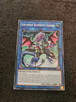 Subterror Behemoth Fiendess - CIBR-EN098 - Super Rare Yugioh - Image 1