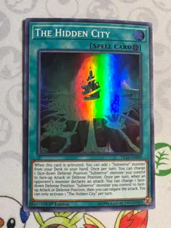 The Hidden City - FIGA-EN049 - Super Rare (NM) - Yugioh - Image 1