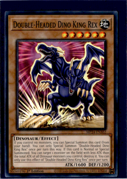 3x Double-Headed Dino King Rex | MP24-EN362 | Yu-Gi-Oh! TCG - Image 1