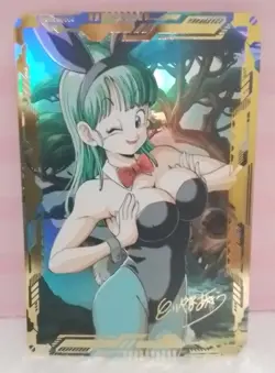 2025 Dragon Ball Super Card Game Bulma Gold Emboss - Image 1