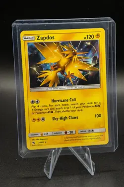Zapdos 24/68 Hidden Fates Holo - Pokemon Card TCG Near Mint Condition NM + - Image 5