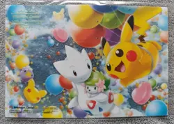 Pikachu Togetic Shaymin - Pokemon Center 20th Anniversary Clear Card Nintendo - Image 1