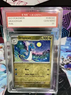DRAGONAIR 148/165 RARE FOIL Pokemon 2023 Card GRADED 10 MINT TCG CCG - Image 1