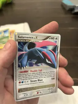 Pokemon TCG Salamence LV.X Arceus Holo Card 98/99 Rare - Image 2